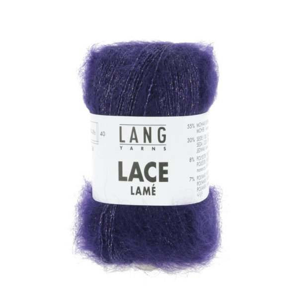  Lang Yarns - Lace Lam� Fv. 90 Royal Purple