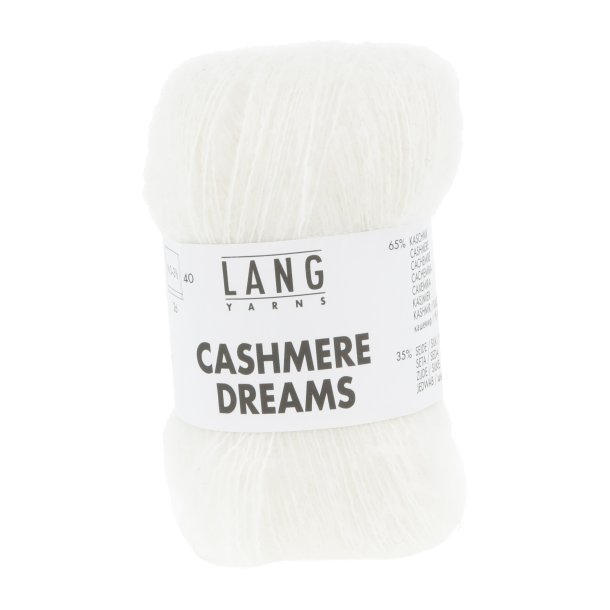 Lang Yarns - Cashmere Dreams Fv. 01 Hvid