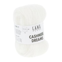 Lang Yarns - Cashmere Dreams Fv. 01 Hvid