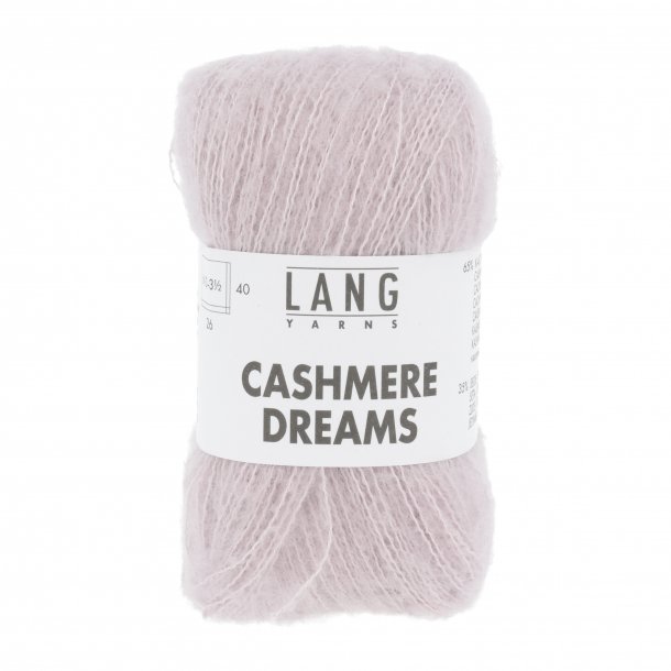 Lang Yarns - Cashmere Dreams Fv. 09 Pudder Rosa