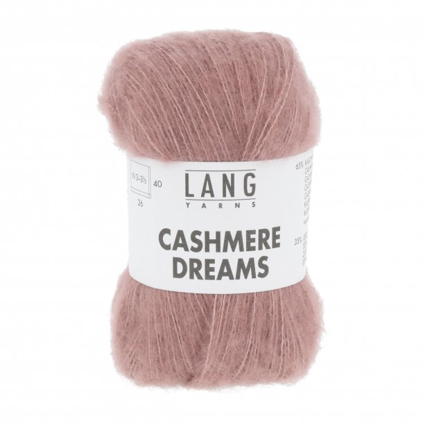 Lang Yarns - Cashmere Dreams Fv. 19 Old pink