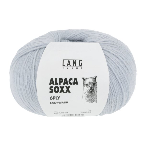 Lang Yarns - Alpaca Soxx 6PLY Fv. 20 Lys Bl