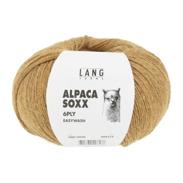 Lang Yarns - Alpaca Soxx 6PLY Fv. 50 Messing melange