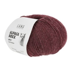 Lang Yarns - Alpaca Soxx 6PLY Fv. 62 Burgunder Melange