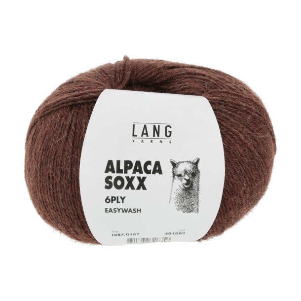 Lang Yarns - Alpaca Soxx 6PLY Fv. 167 Kanel Melange