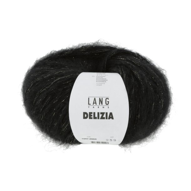 Lang Yarns - Delizia Fv. 04 Sort/Guld