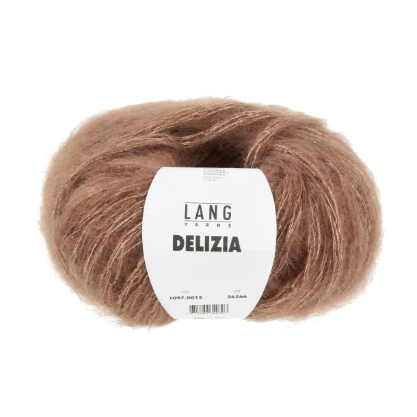 Lang Yarns - Delizia Fv. 15 Kanel/Slv