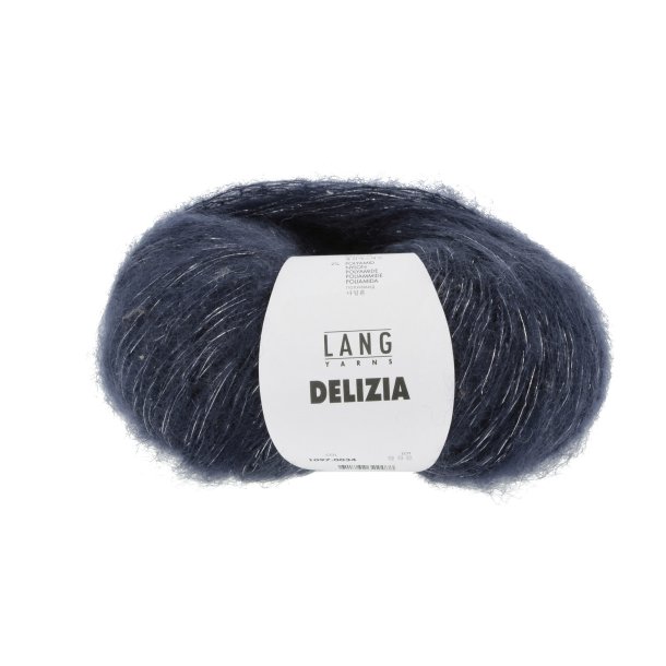 Lang Yarns - Delizia Fv. 34 Marine/Slv