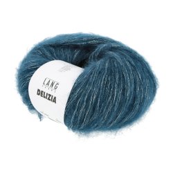 Lang Yarns - Delizia Fv. 88 Petrol/S�lv