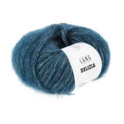 Lang Yarns - Delizia Fv. 88 Petrol/S�lv