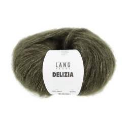 Lang Yarns - Delizia Fv. 97 M�rk Oliven/Guld