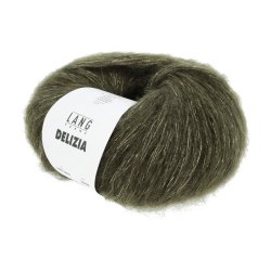 Lang Yarns - Delizia Fv. 97 M�rk Oliven/Guld