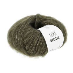 Lang Yarns - Delizia Fv. 97 M�rk Oliven/Guld