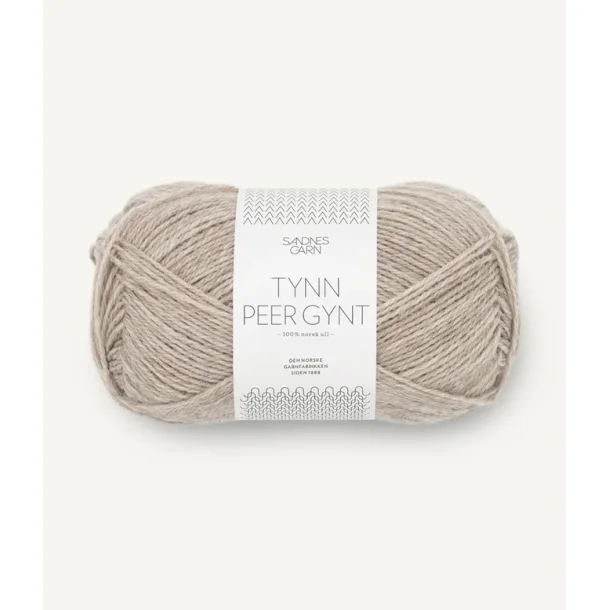 Sandnes - Tynn Peer Gynt Fv. 2650 Grbeige Meleret