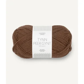 Sandnes - Tynn Peer Gynt Farve 3073 Chokolade. 