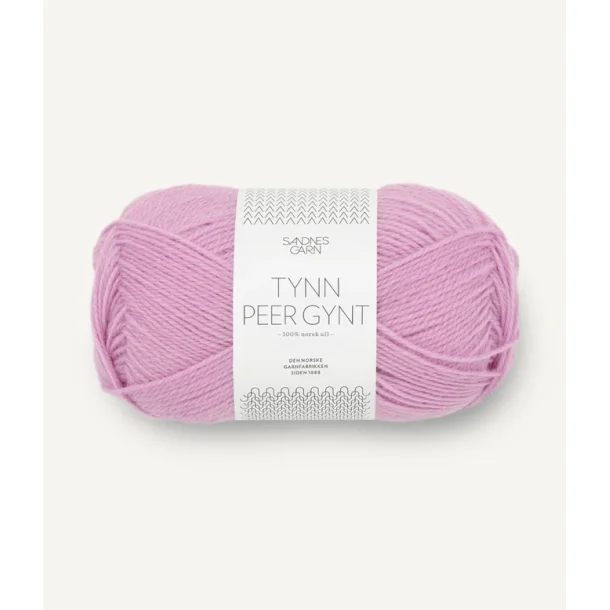 Sandnes - Tynn Peer Gynt Farve 4623 Rosa Peon