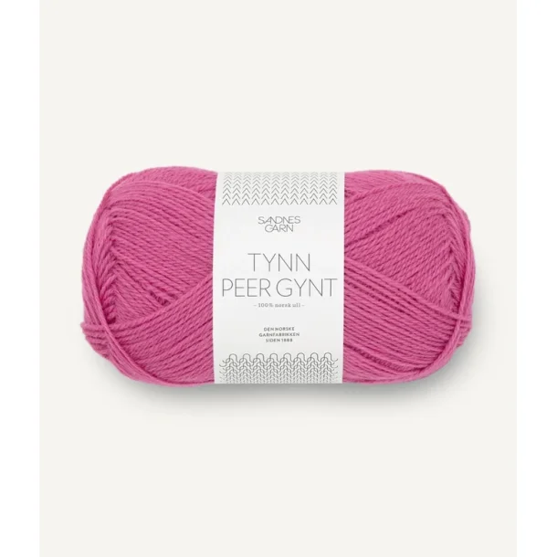 Sandnes - Tynn Peer Gynt Fv. 4628 Magenta. 