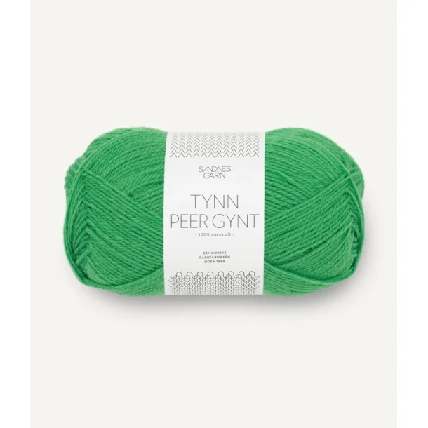 Sandnes - Tynn Peer Gynt Fv. 8236 Jelly Bean Green