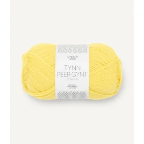 Sandnes - Tynn Peer Gynt Farve 9004 Lemon