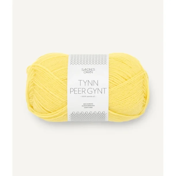 Sandnes - Tynn Peer Gynt Fv. 9004 Lemon