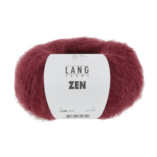 Lang Yarns - Zen Fv. 62 Burgunder