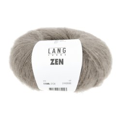 Lang Yarns - Zen Fv. 126 Gr�brun