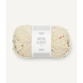 Sandnes - Peer Gynt Fv. 1044 Natur M/ Tutti Frutti Tweed