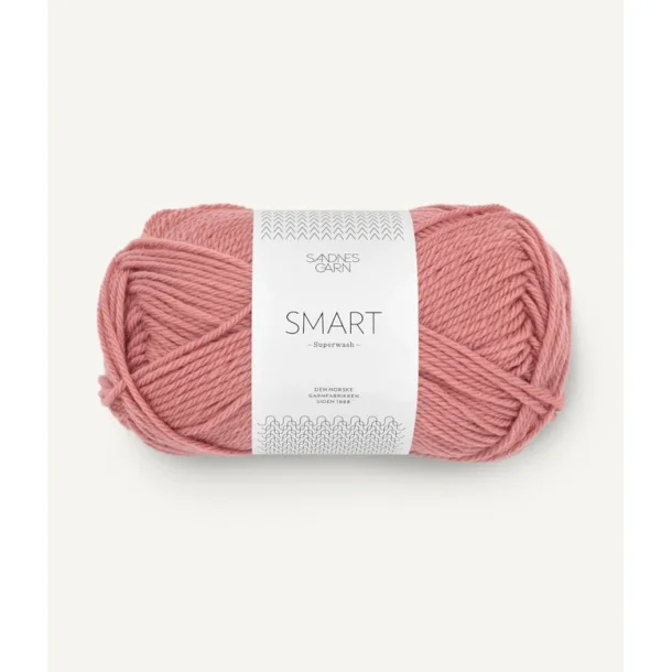 Sandnes - Smart Farve 4024 Gammelrosa.