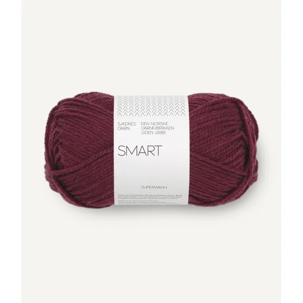 Sandnes - Smart Fv. 4372 Dyb Burgunder. 