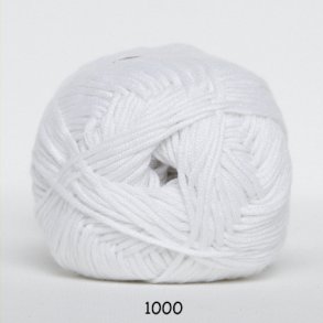 Hjertegarn - Bommix Bamboo Garn Fv. 1000 Hvid