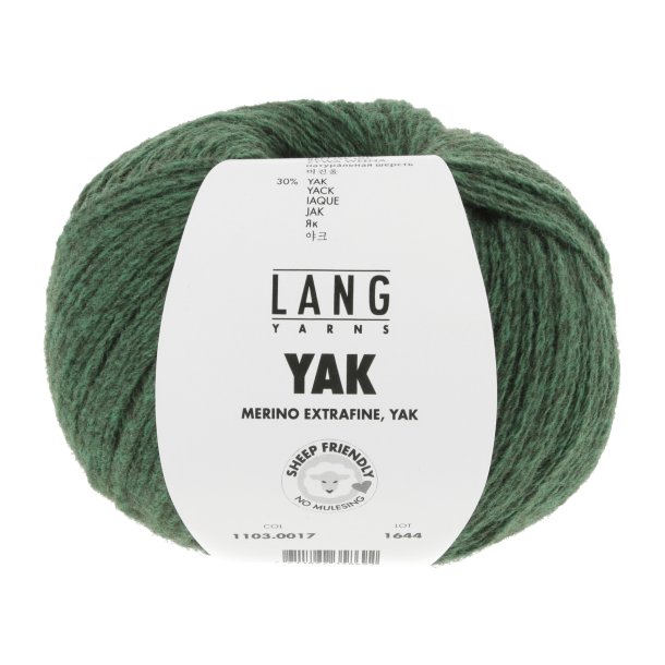 Lang Yarns - Yak Fv. 17 Mrk Grn Melange