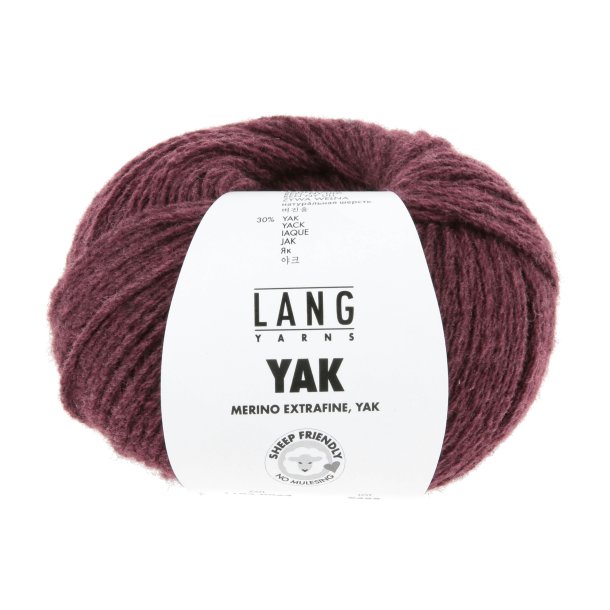 Lang Yarns - Yak Fv. 64 Bordeaux