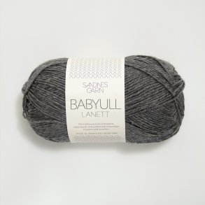 Sandnes - Babyull Lanett Fv. 1053 Mrk Grmeleret