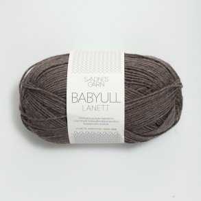 Sandnes - Babyull Lanett Fv. 2652 Mellembrun