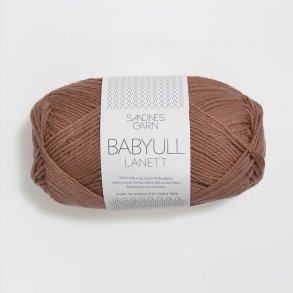Sandnes - Babyull Lanett Farve 3544 Brunrosa