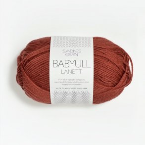 Sandnes - Babyull Lanett Farve 4035 Mrk Terracotta