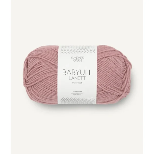 Sandnes - Babyull Lanett Fv. 3521 Perle Rosa