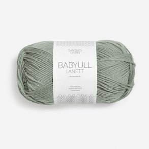 Sandnes - Babyull Lanett Fv. 8521 Stvet Lys Grn