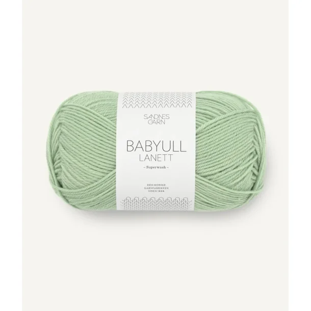 Sandnes - Babyull Lanett Fv. 8532 Pistacie