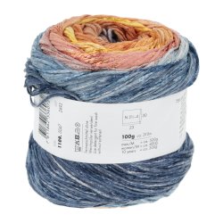 Lang Yarns - Paradise Multi Fv. 47 Lilla/Bl
