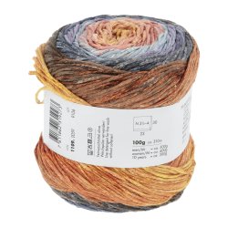 Lang Yarns - Paradise Multi Fv. 59 Orange/Gul/Lilla