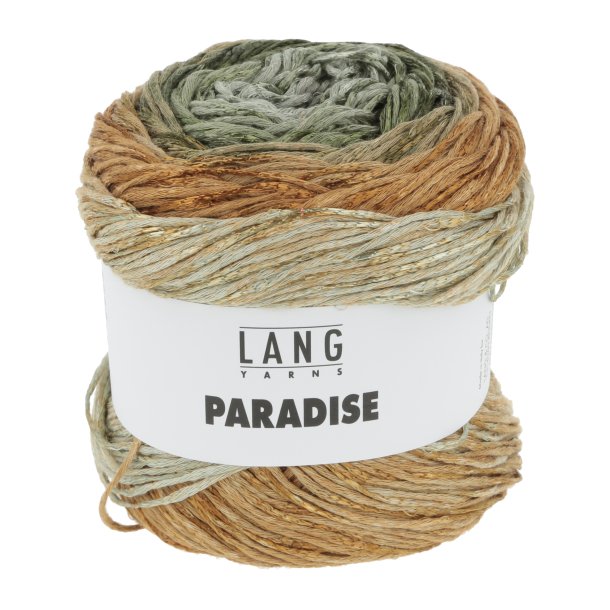 Lang Yarns - Paradise Multi Fv. 97 Oliven/Cognac