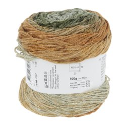 Lang Yarns - Paradise Multi Fv. 97 Oliven/Cognac