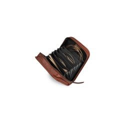 Muud - Voss - Luksus-etui til strikkepinde. Farve Rich Brown
