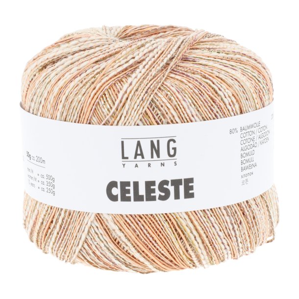 Lang Yarns - Celeste Multicolor Fv. 27 Salmon