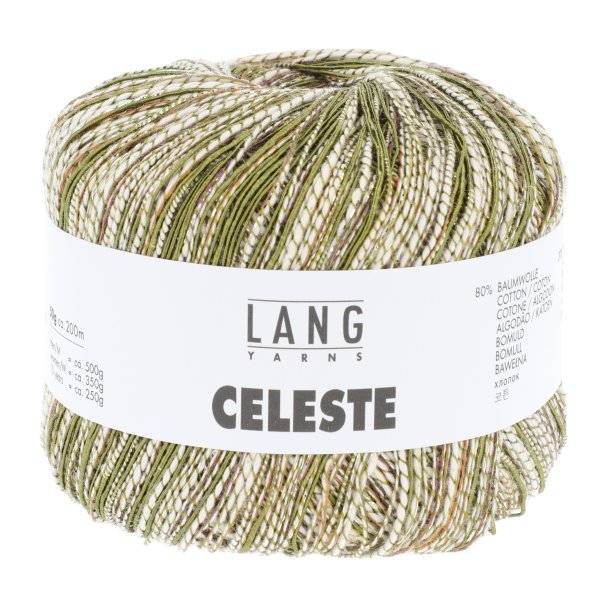 Lang Yarns - Celeste Multicolor Fv. 97 Oliven