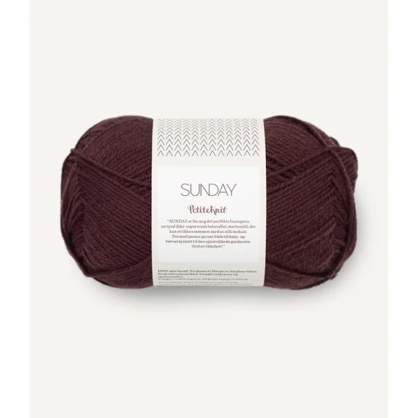 Sandnes - PetiteKnit Sunday fv. 4682 Velvet Fig