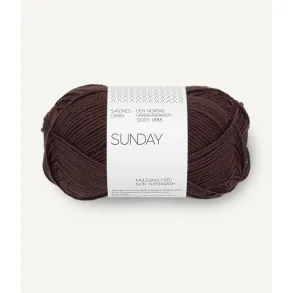 Sandnes - Sunday Fv. 3591 Chokolade Plum. 