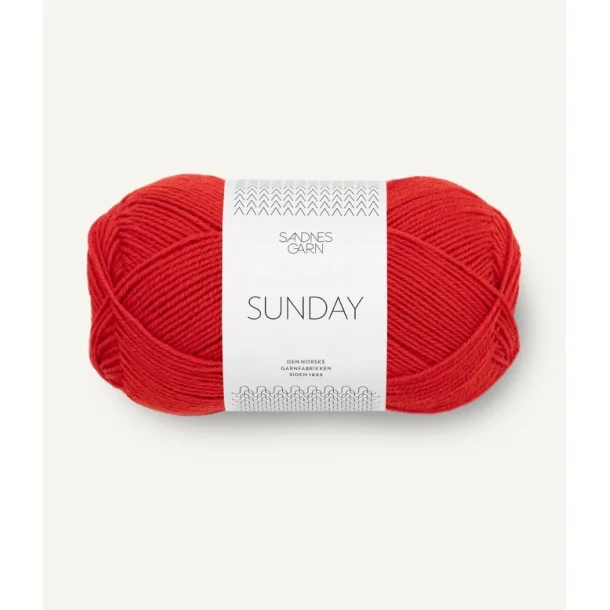 Sandnes - Sunday Fv. 4018 Scarlet Red