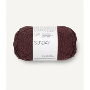 Sandnes - Sunday Fv. 4381 Dark Fudge.